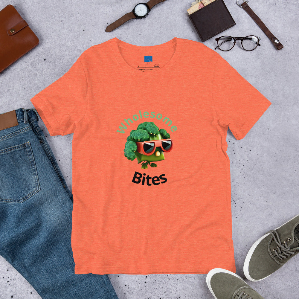 Wholesome Bites Broccoli Unisex t-shirt